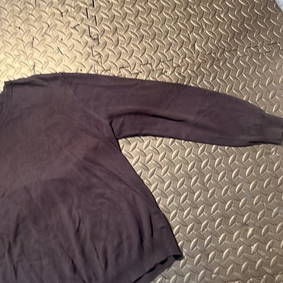 JCrew V Neck Navy Sweater. Size Large - Picture 3 of 6